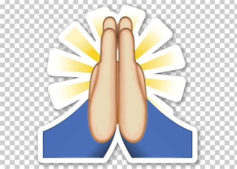 Praying Hands Emoji Prayer Sticker Png Clipart Arm Computer Icons