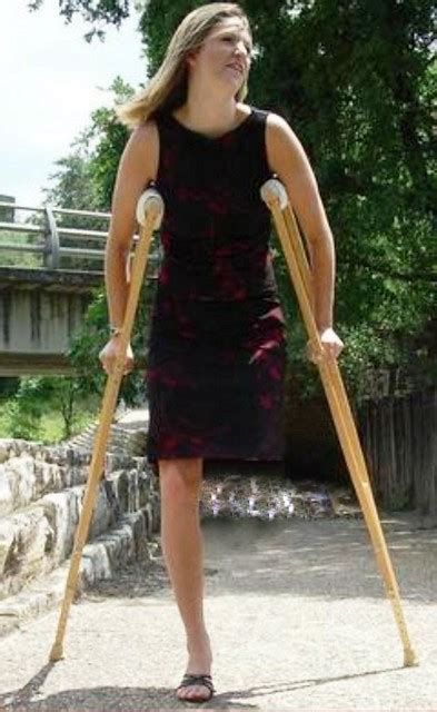 Sak Amputee Women With Wooden Crutches 3 A Gallery On Flickr