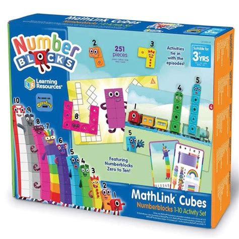 Mathlink Cubes Numberblocks 1 10 Activity Set Fun Learning