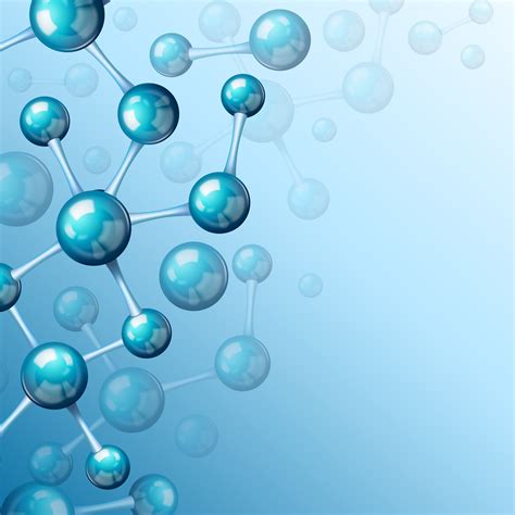 Blue Molecule 3d Background 460192 Vector Art At Vecteezy