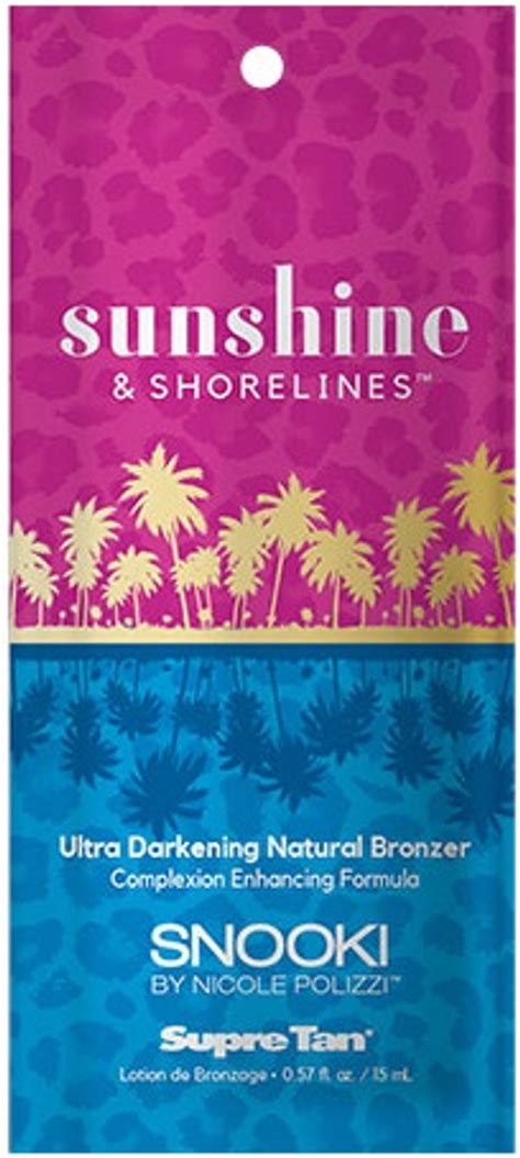 Supre Snooki Sunshine And Shorelines Natural Bronzer Tanning Sample