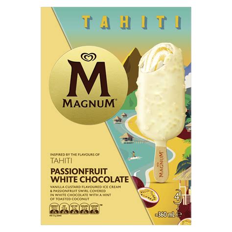 Magnum Passionfruit White Chocolate Magnum Australia