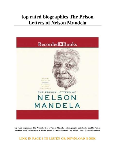 Top Rated Biographies The Prison Letters Of Nelson Mandela