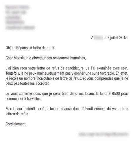 Vous n'avez pas retenu la candidature d'une postulante ou d'un postulant ? exemple de courrier refus de poste