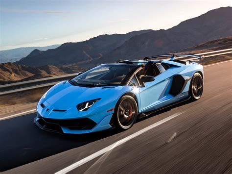 Lamborghini Aventador Svj Roadster Blue