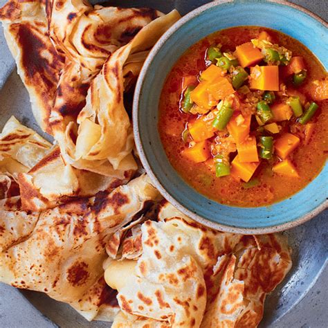 The recipes that have margarine or eggs and milk are not the ones they use in those indian food stalls. Malaysian Flatbread (Roti Canai) - The Happy Foodie