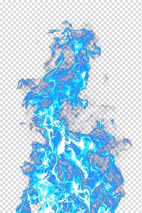 Flame Light Beautiful Blue Flame Blue Fire Transparent Background PNG