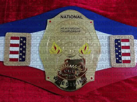 Nwa National Heavyweight Wrestling Championship Belt Ssi Championship