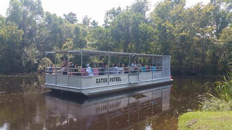 Pontoon Swamp Tour Hotel Pick Up Gators And Ghosts Reservations