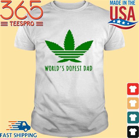 Weed Worlds Dopest Dad T Shirtsweater Hoodie And Long Sleeved