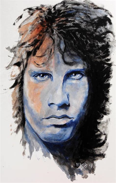 Light My Fire Jim Morrison Painting By William Walts Pixels