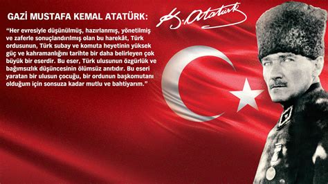Atatürk'ün 30 ağustos 1922'de kazanılan büyük zafer'in 2. 30 Ağustos Zafer Bayramı bugün tüm yurtta kutlanacak