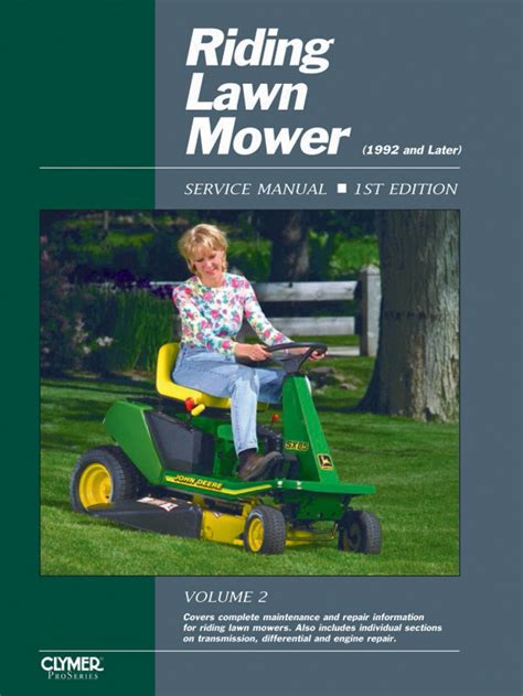 The most common reason for a riding mower cranking over but not some of the latest engines from briggs and stratton won't ever need their oil changed, advancements in. Proseries Riding Lawn Mower Service Repair Manual Volume 2 ...