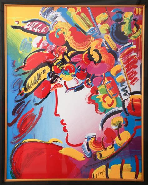 Peter Max American B 1937 Beauty Serigraph Peter Max Art