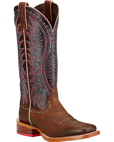 Ariat Women S Vaquera Square Toe Western Boots Boot Barn