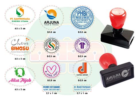 7 Contoh Desain Stempel Catering Model Dan Bentuk Tuj - vrogue.co