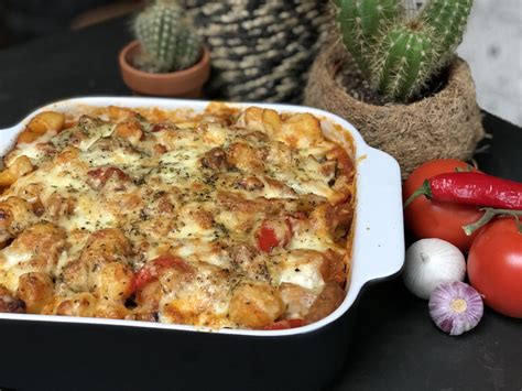 Italiaanse krieltjes ovenschotel met veel groenten
