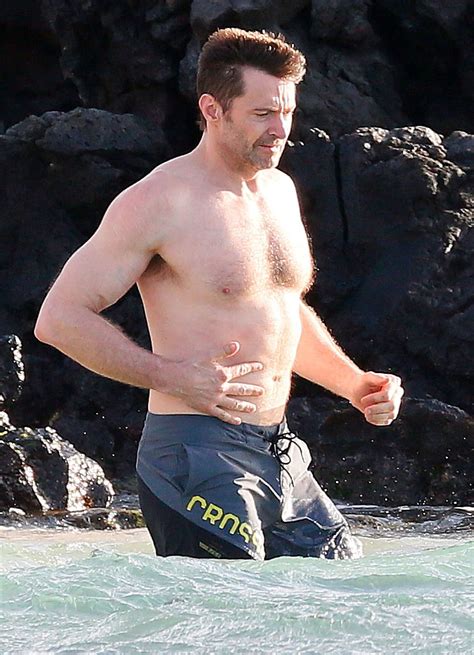 Hugh Jackman The Sexiest Shirtless Moments Of 2015 POPSUGAR Celebrity