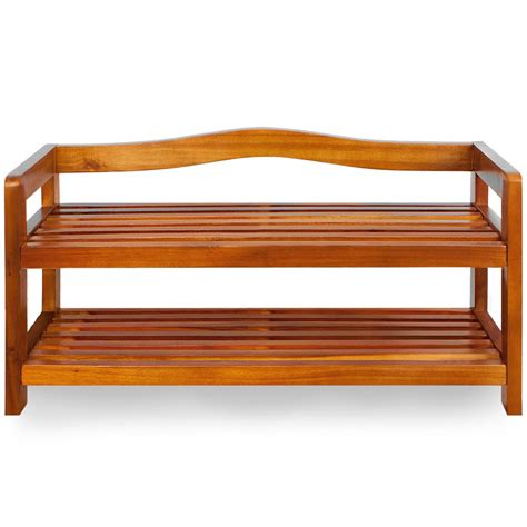 These diy shoe rack ideas will cover all your shoe storage needs while improving your home decor at the same time. Wooden Shoe Rack Bench 2Tier Hallway Organiser Seat ...