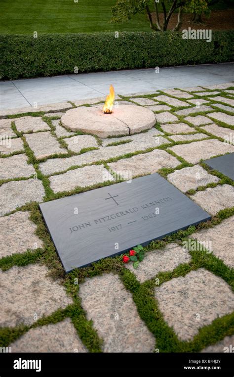 John F Kennedy Memorial Grave Gravesite Arlington National Cemetery