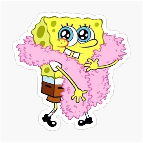 Spongebob Fashion Sticker By Frikin Neat In 2020 Meme Stickers