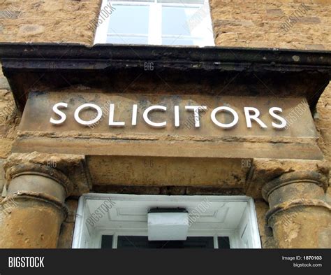 Sign Solicitors Image And Photo Free Trial Bigstock