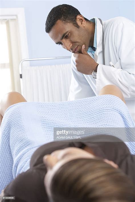 Gynecologist During Examination High Res Stock Photo Getty Images