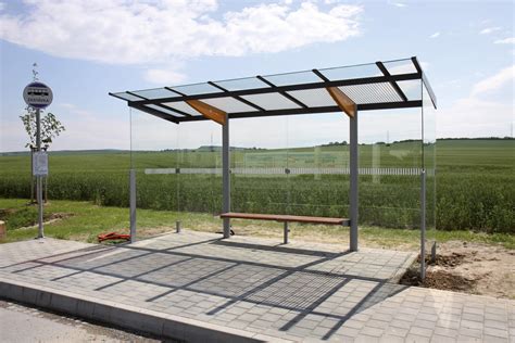 Regio Bus Stop Shelter With Flat Roof Architonic