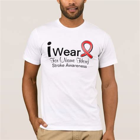 Stroke Awareness T Shirts And Shirt Designs Zazzleca