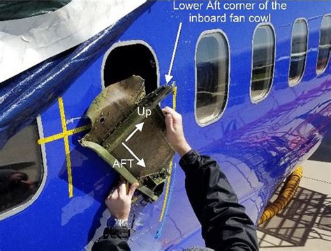 Engine Cowling Not Fan Blade Damaged Window On Fatal Southwest Flight