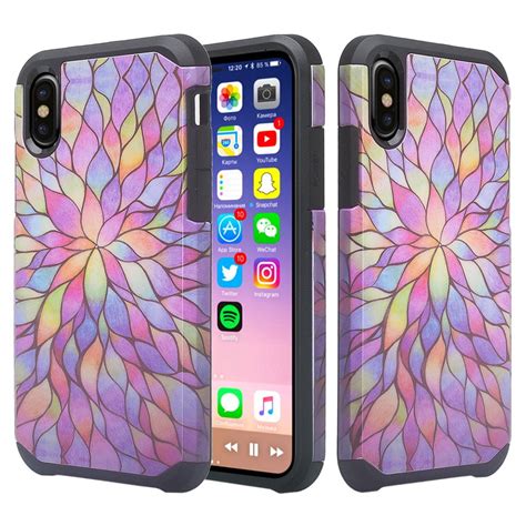 Apple iPhone XR Case Cover Dual Layer Hybrid Shock Proof Case Cute