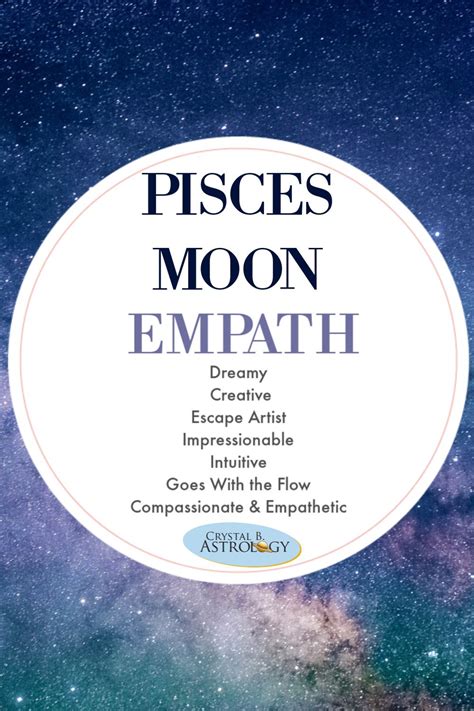 Pisces Moon Crystal B Astrology Pisces Moon Virgo Moon Pisces