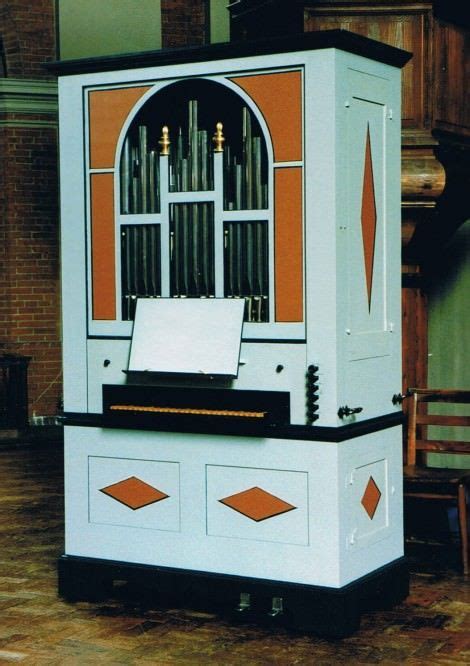 Italian Chamber Organ New Organ In 17th Century Style Italiano Positivo