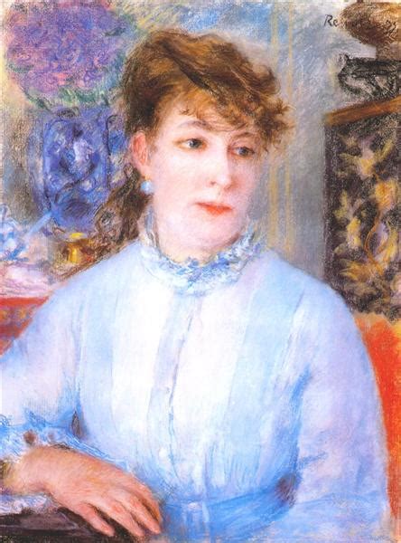 Portrait Of A Woman 1877 Pierre Auguste Renoir