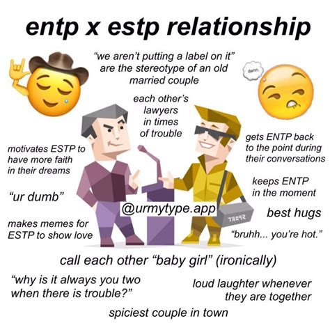 The Estp X Entp Relationship Restp