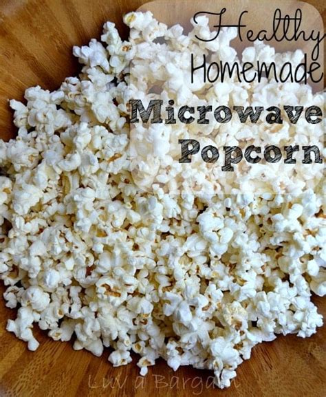 Homemade Microwave Popcorn