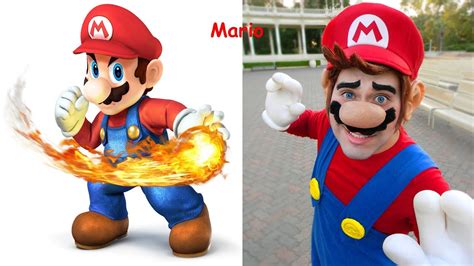 Mario Bros In Real Life Mario Characters In Real Life Youtube