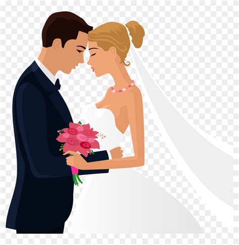 Bridegroom Marriage Wedding Invitation Wedding Couple Vector Png