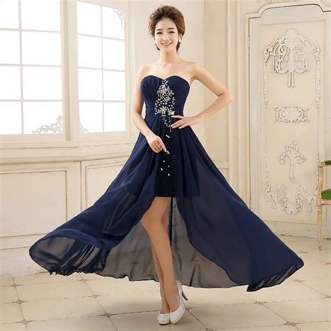 Strapless Diamonds Chiffon 2018 New Womens Elegant Long Gown Party Proms For Gratuating Date
