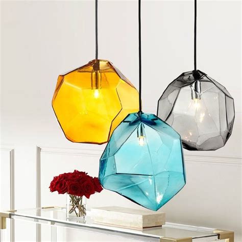 25 collection of coloured glass pendant lights pendant lights ideas