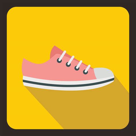 Sneaker Icon In Flat Style 14613857 Vector Art At Vecteezy