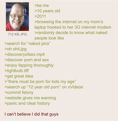 Anon Discovers Naked People Greentext