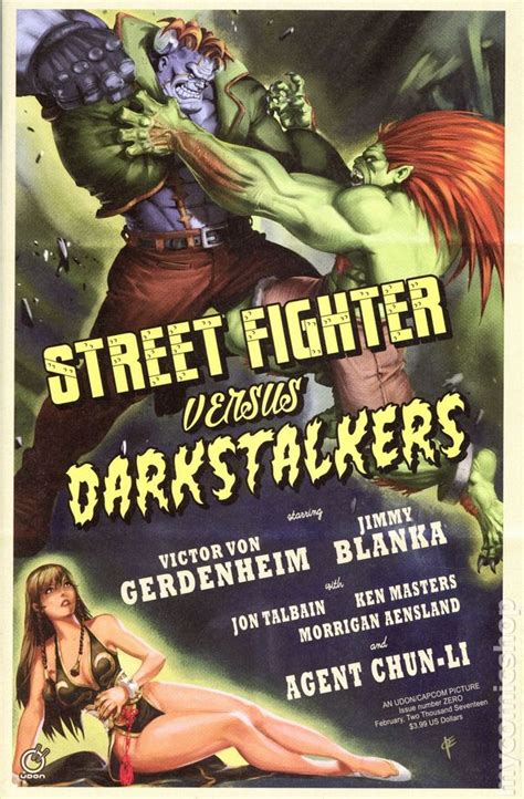 Street Fighter Vs Darkstalkers 2017 Udon Comic Books