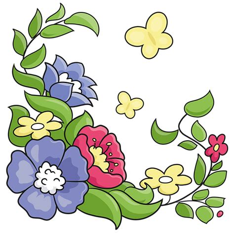 Easy Flower Patterns To Trace Best Flower Site