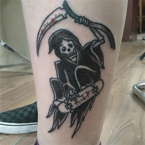 Grim reaper tattoos are such a fantastic and creative piece of artwork that it never appears to be repetitious and ubiquitous every time you see. 95+ Best Grim Reaper Tattoo Designs & Meanings - (2019)
