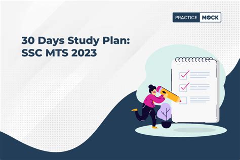 30 Days Study Plan Ssc Mts 2023 Practicemock