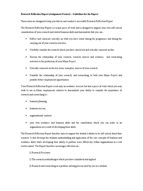 3 Reflection Report Template 1 Educational Psychology