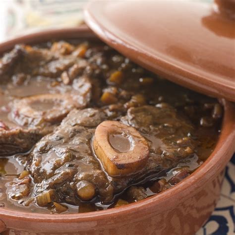 Jarret de porc aux lentilles vigneronnes
