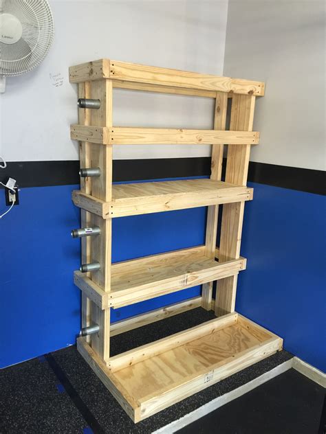 Please include details on the build. DIY - Custom Garage Gym Weights Rack - Munson Mischief