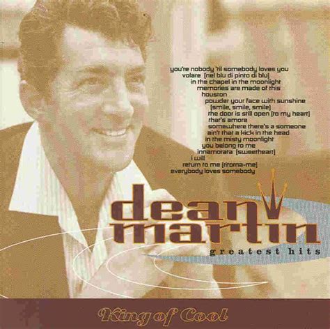 Greatest Hits King Of Cool By Dean Martin 1998 Cd Capitol Records